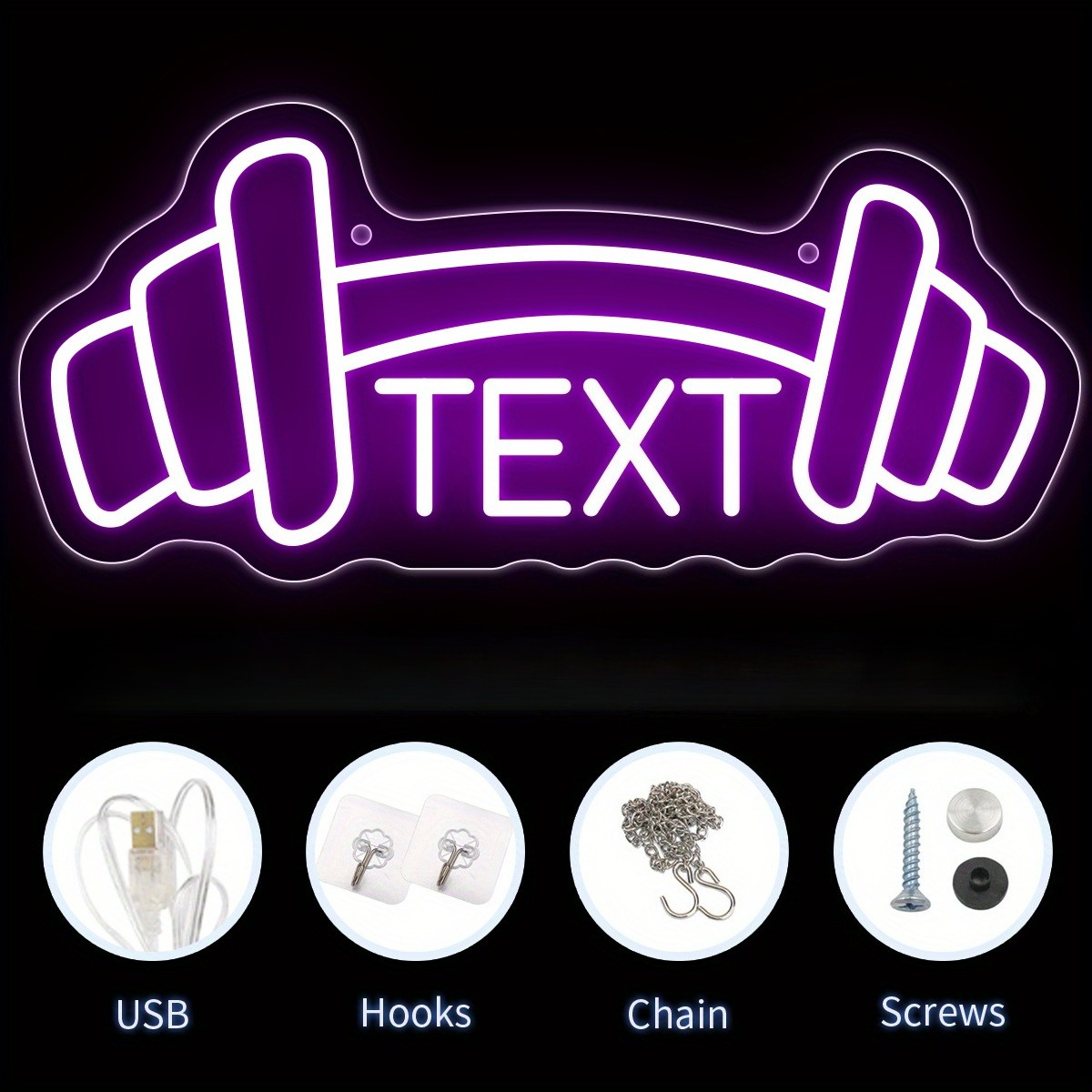 Custom Home Gym Neon Sign LED  - Home Gym Names review and price