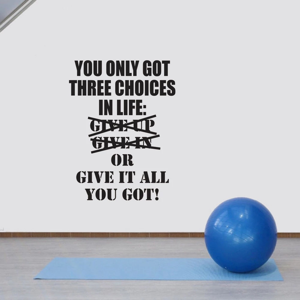 1 pc hot sale GYM culture Wall - Home Gym Furniture review and price