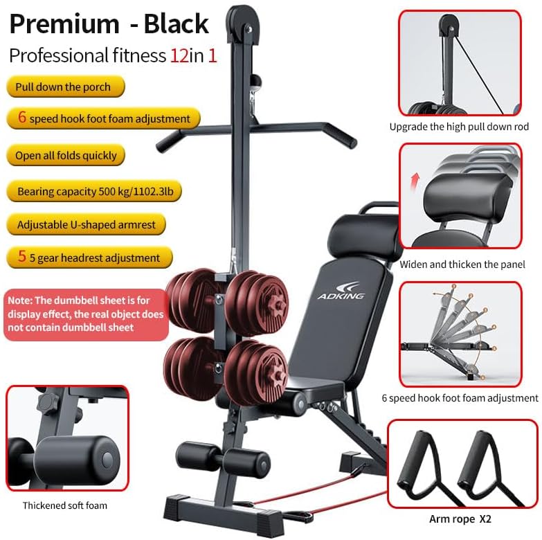12-in-1 Multi-Functional Home  - Home Gym Lat Pulldown review and price