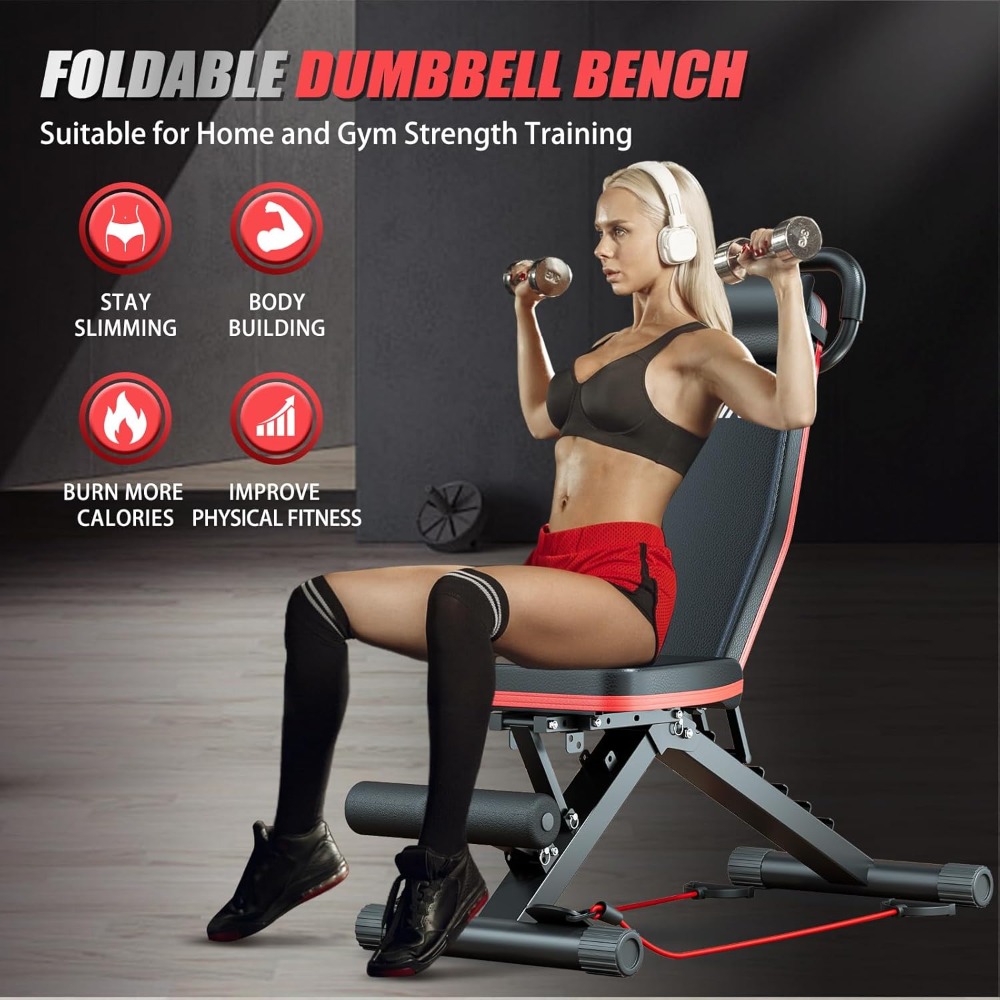 2026 Adjustable Weight Bench,  - Home Gym With Leg Press review and price