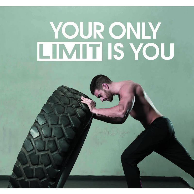 Your only limit is you - Wall  - Home Gym Furniture review and price