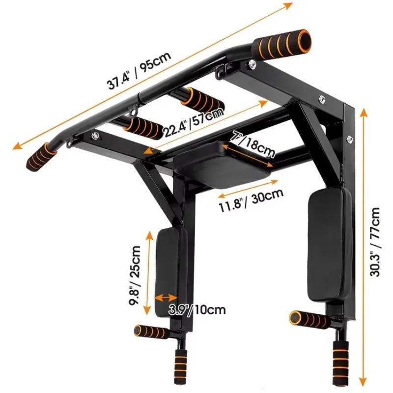 Wall-Mounted Pull-Up Bar for I - Home Gym Wall Mounted review and price