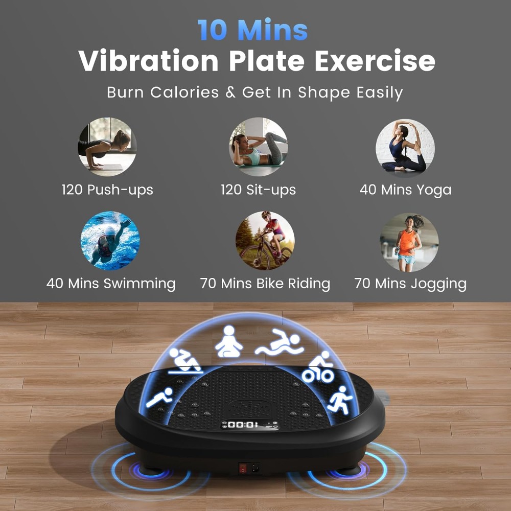 Vibration Plate Exercise Machi - Home Gym Tunturi review and price
